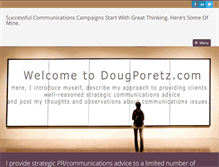 Tablet Screenshot of dougporetz.com